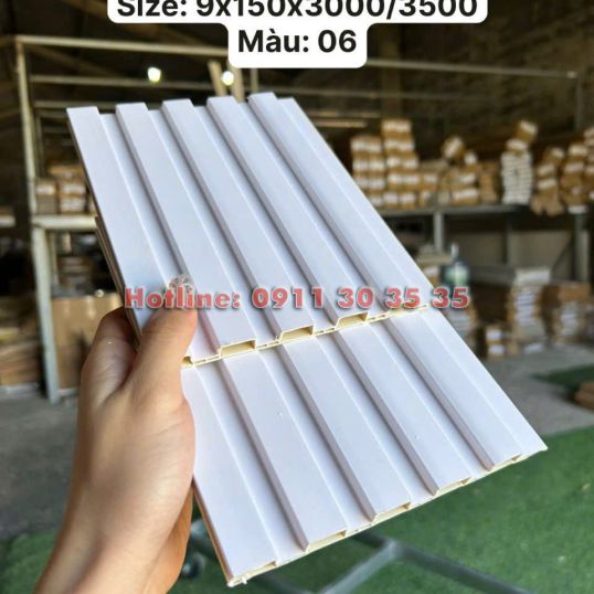 Lam 5 S&oacute;ng Thấp Nhựa Giả Gỗ| M&agrave;u 06