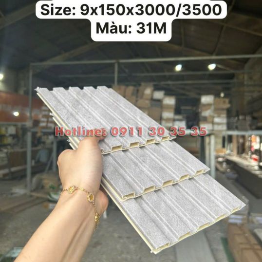 Lam 5 S&oacute;ng Thấp Nhựa Giả Gỗ| M&agrave;u 31M