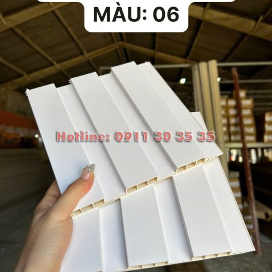Lam 3 S&oacute;ng Thấp Nhựa Giả Gỗ| M&agrave;u 06