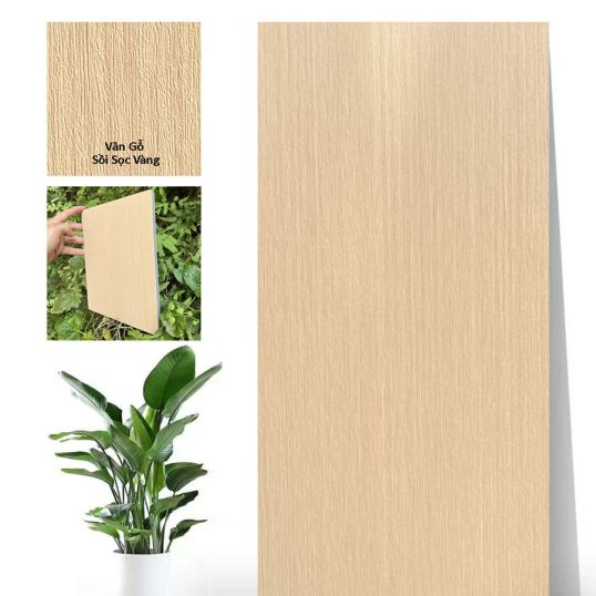 Tấm ốp than tre WG-04 v&acirc;n gỗ